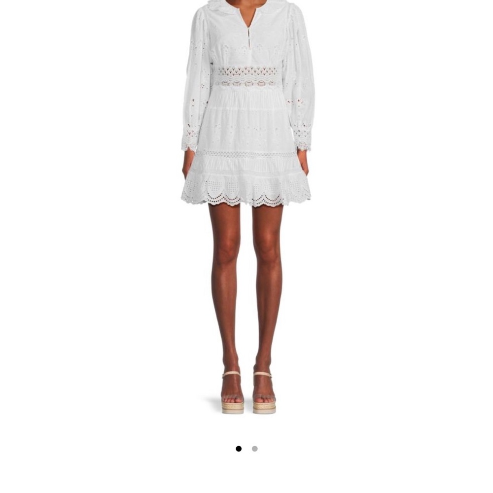 french connection size medium white dress